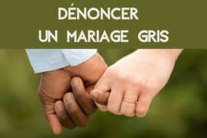 signaler mariage gris