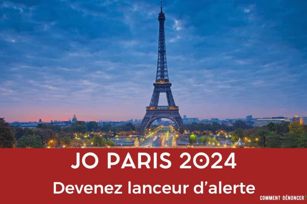 JO Paris 2024 lanceur d'alerte