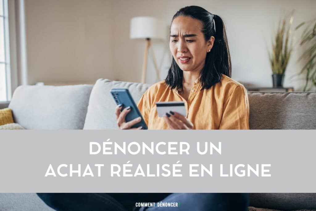 dénoncer fraude achat en ligne