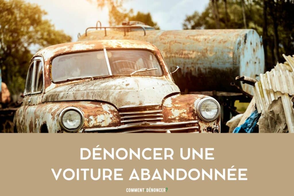 signaler une voiture abandonnée