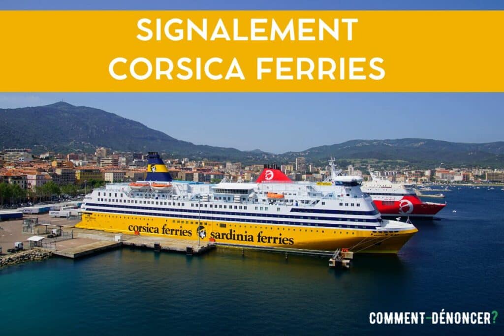 signalement corsica ferries