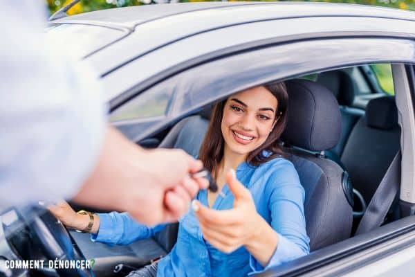 remise de clef voiture de location