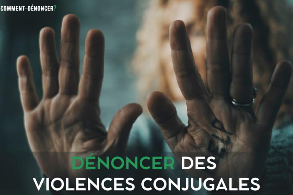 dénoncer des violences conjugales