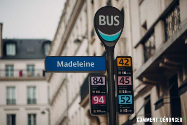 arrêt de Bus Paris